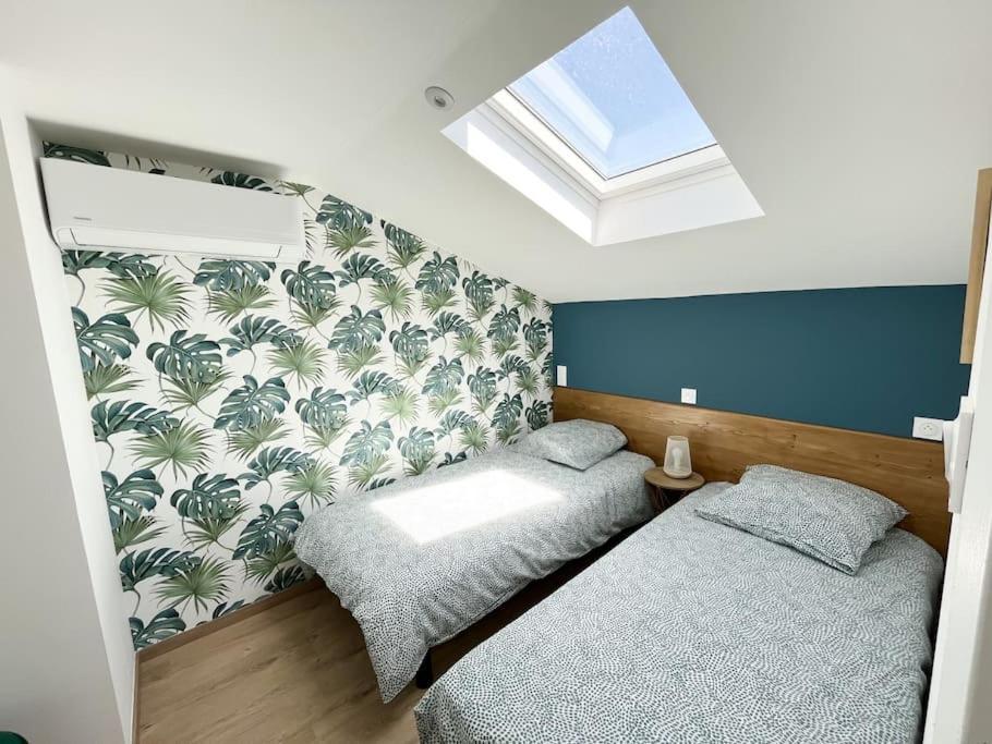 Duplex Centre Ville - 50M De La Plage - Clim - Garage - Netflix لو غراو دو روا المظهر الخارجي الصورة