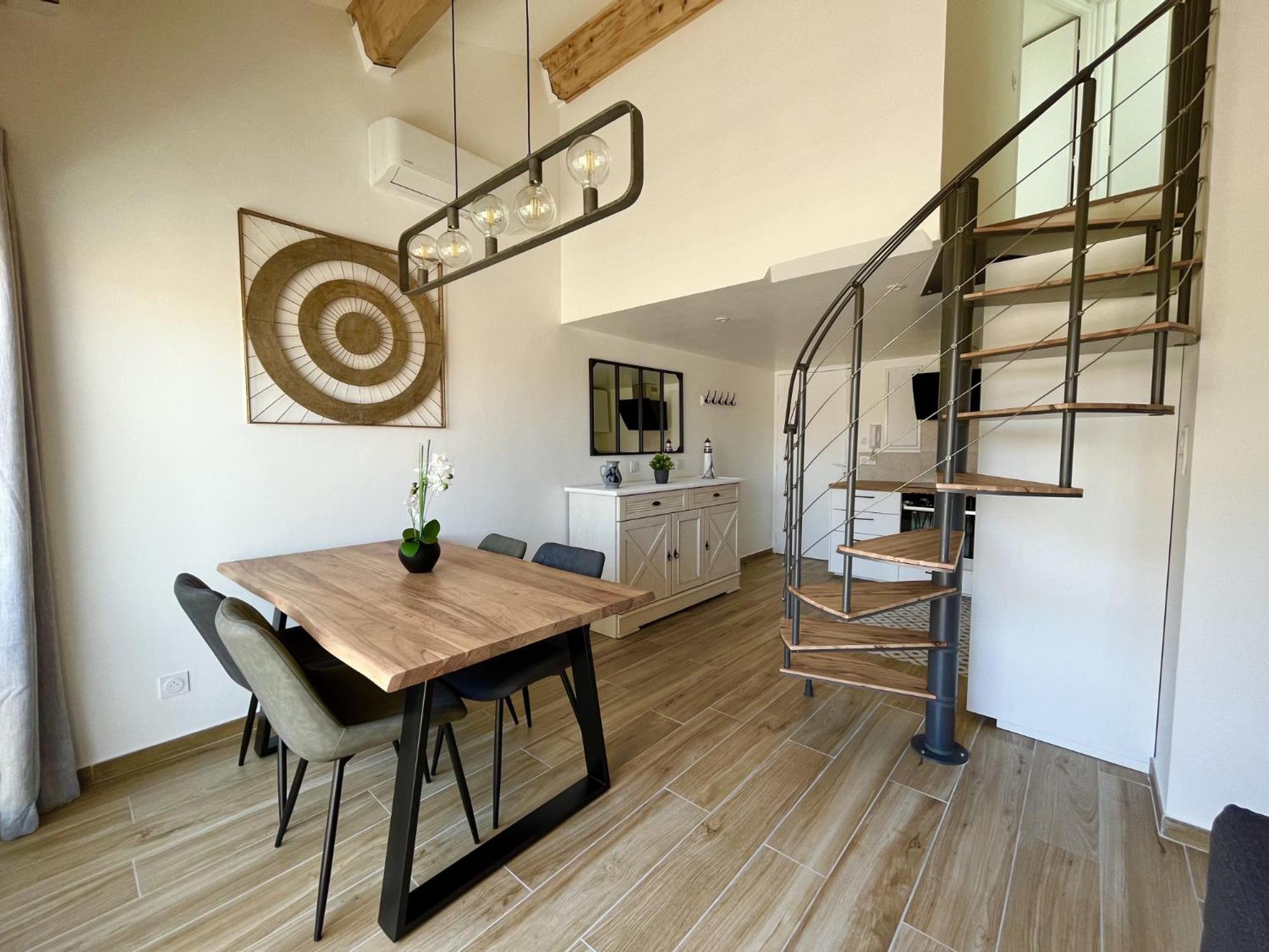 Duplex Centre Ville - 50M De La Plage - Clim - Garage - Netflix لو غراو دو روا الغرفة الصورة